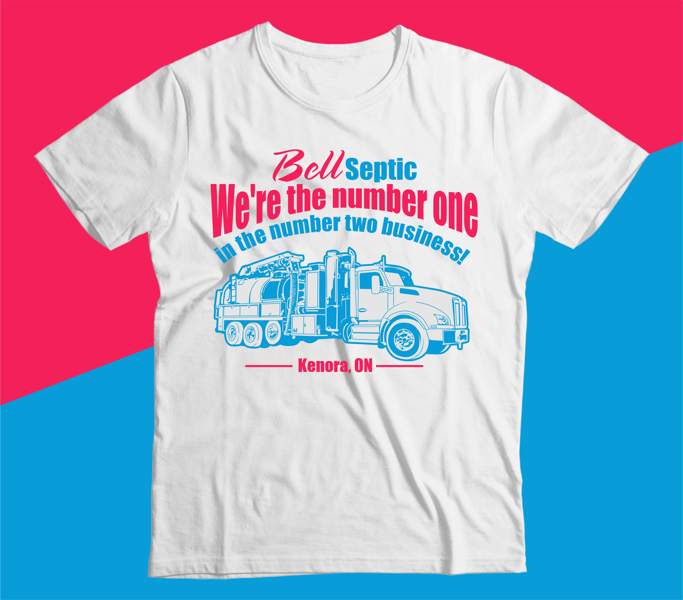 T-shirt Design by Yakuza20 for Bell Septic | Design #34151591