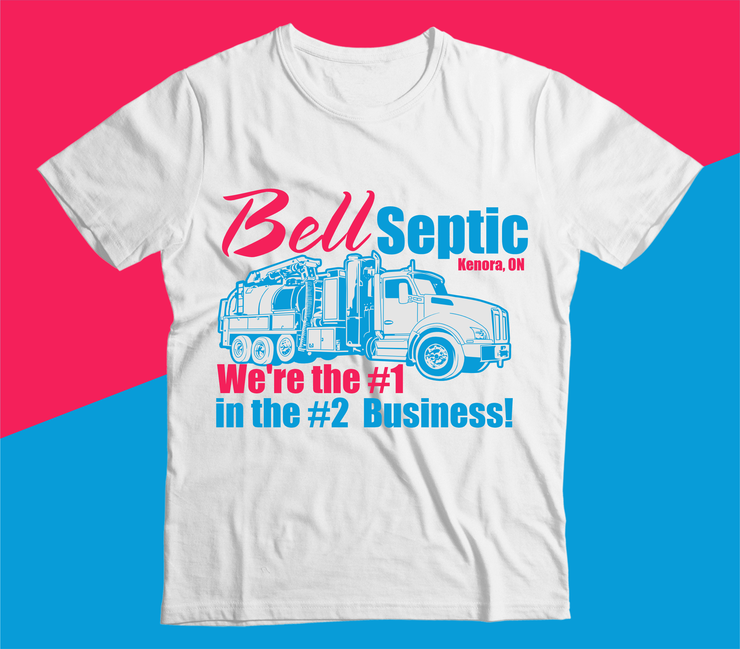 T-shirt Design by Yakuza20 for Bell Septic | Design #34151635
