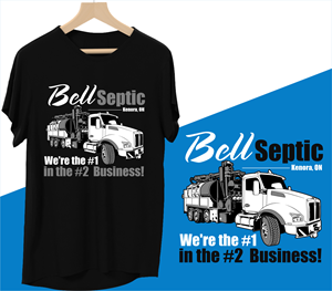 T-shirt Design by Yakuza20 for Bell Septic | Design: #34152723