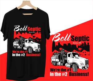 T-shirt Design by Yakuza20 for Bell Septic | Design: #34152738