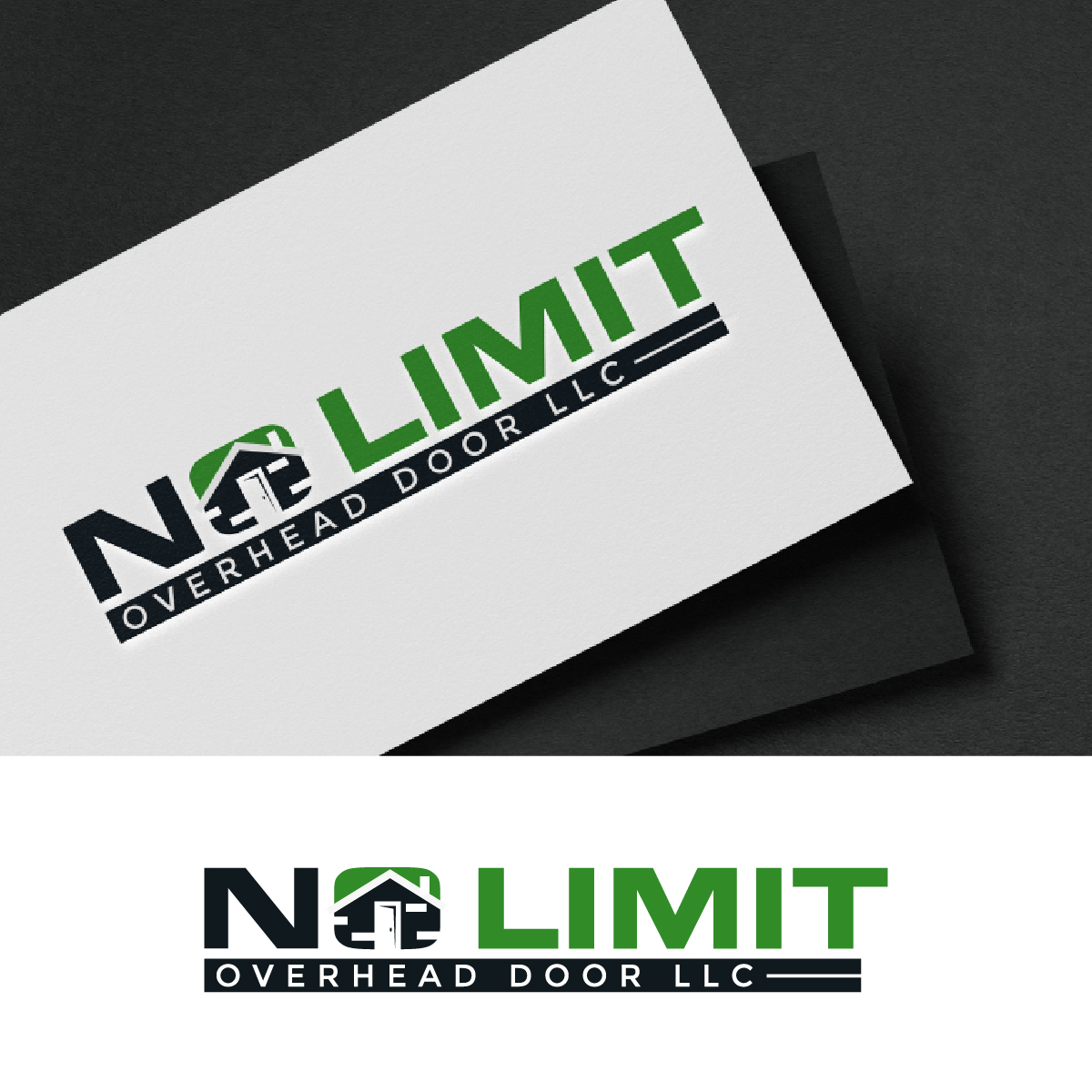 Logo Design by Loknath for No Limit Overhead Door | Design #34114166