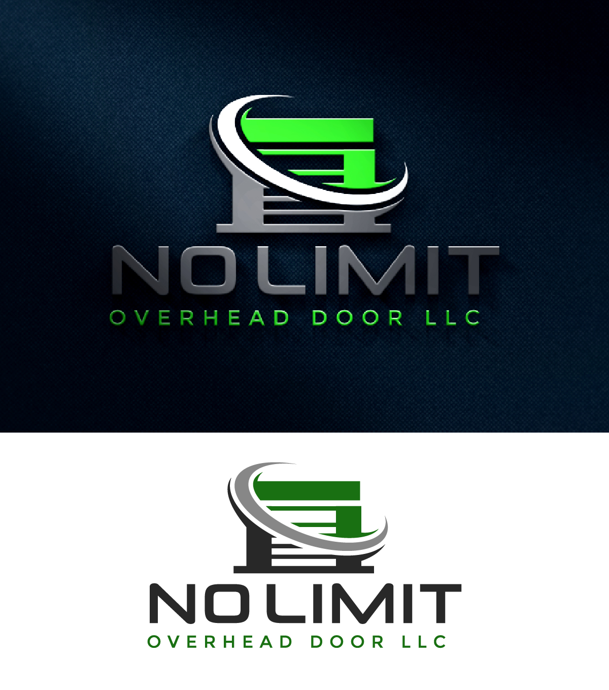 Logo Design by Loknath for No Limit Overhead Door | Design #34114167