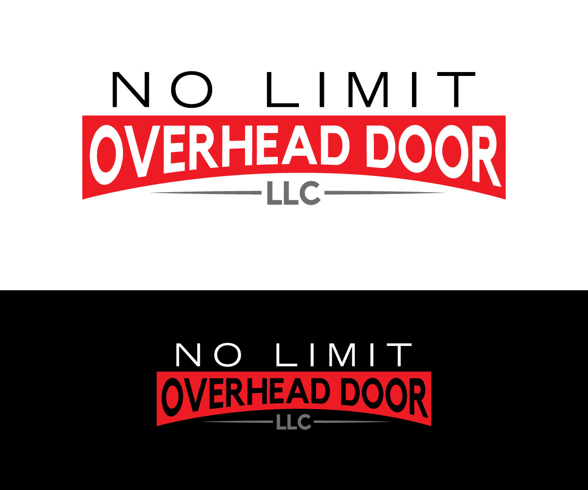 Logo Design by Kavth for No Limit Overhead Door | Design #34146652