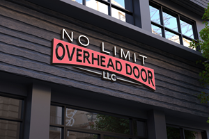 Logo Design by Kavth for No Limit Overhead Door | Design: #34146723