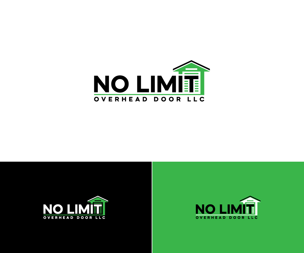 Logo Design by Widi Nalendra for No Limit Overhead Door | Design #34105869