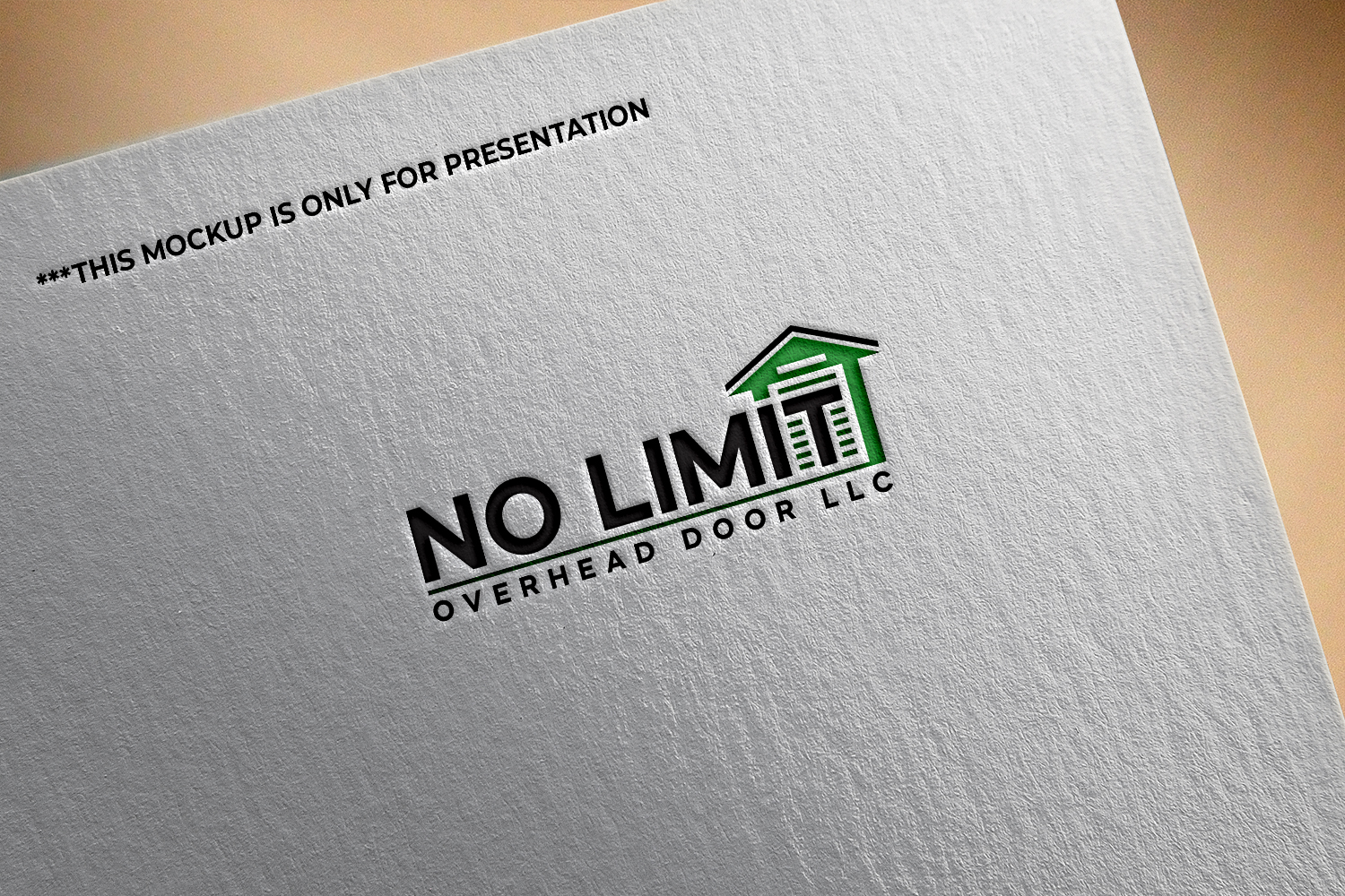 Logo Design by Widi Nalendra for No Limit Overhead Door | Design #34105870