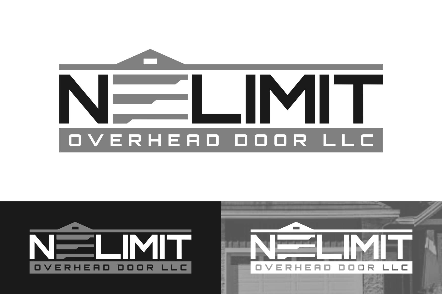Logo Design by Aezakmi for No Limit Overhead Door | Design #34113265