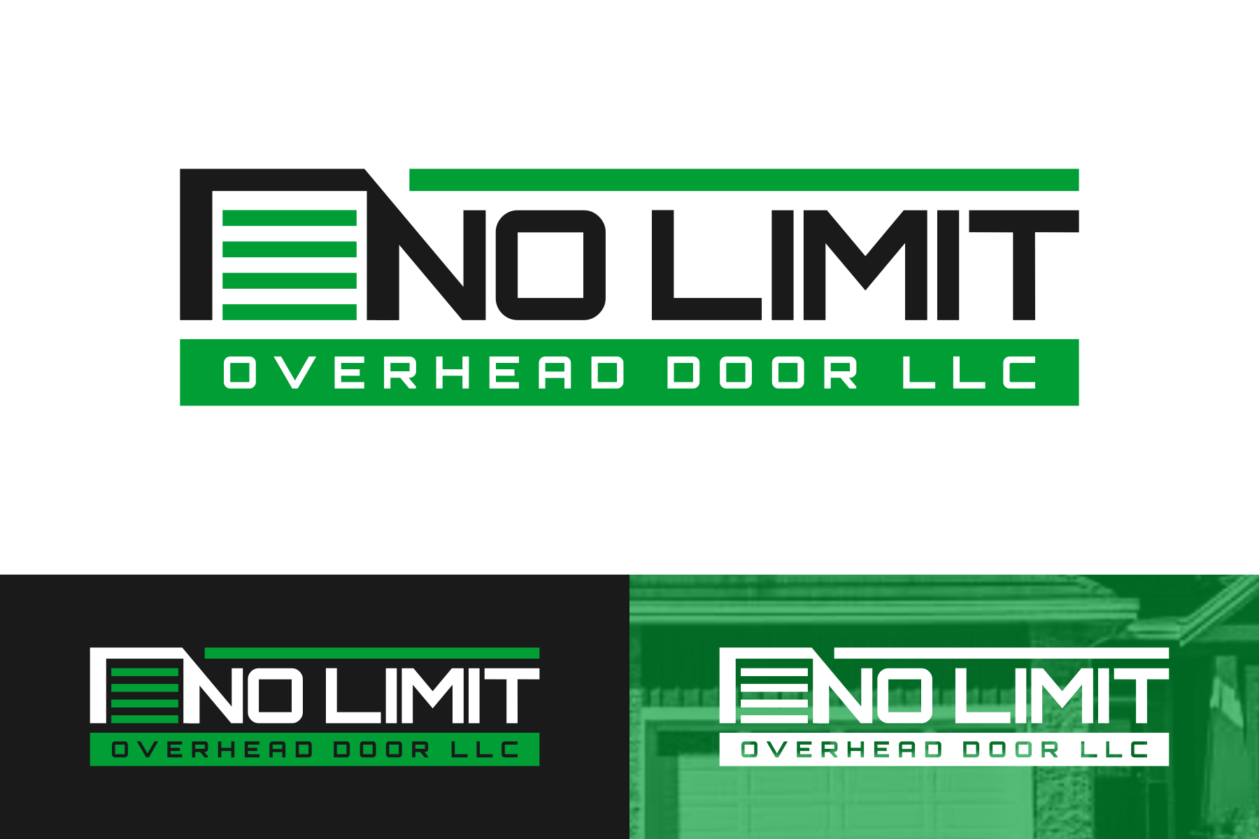 Logo Design by Aezakmi for No Limit Overhead Door | Design #34113267