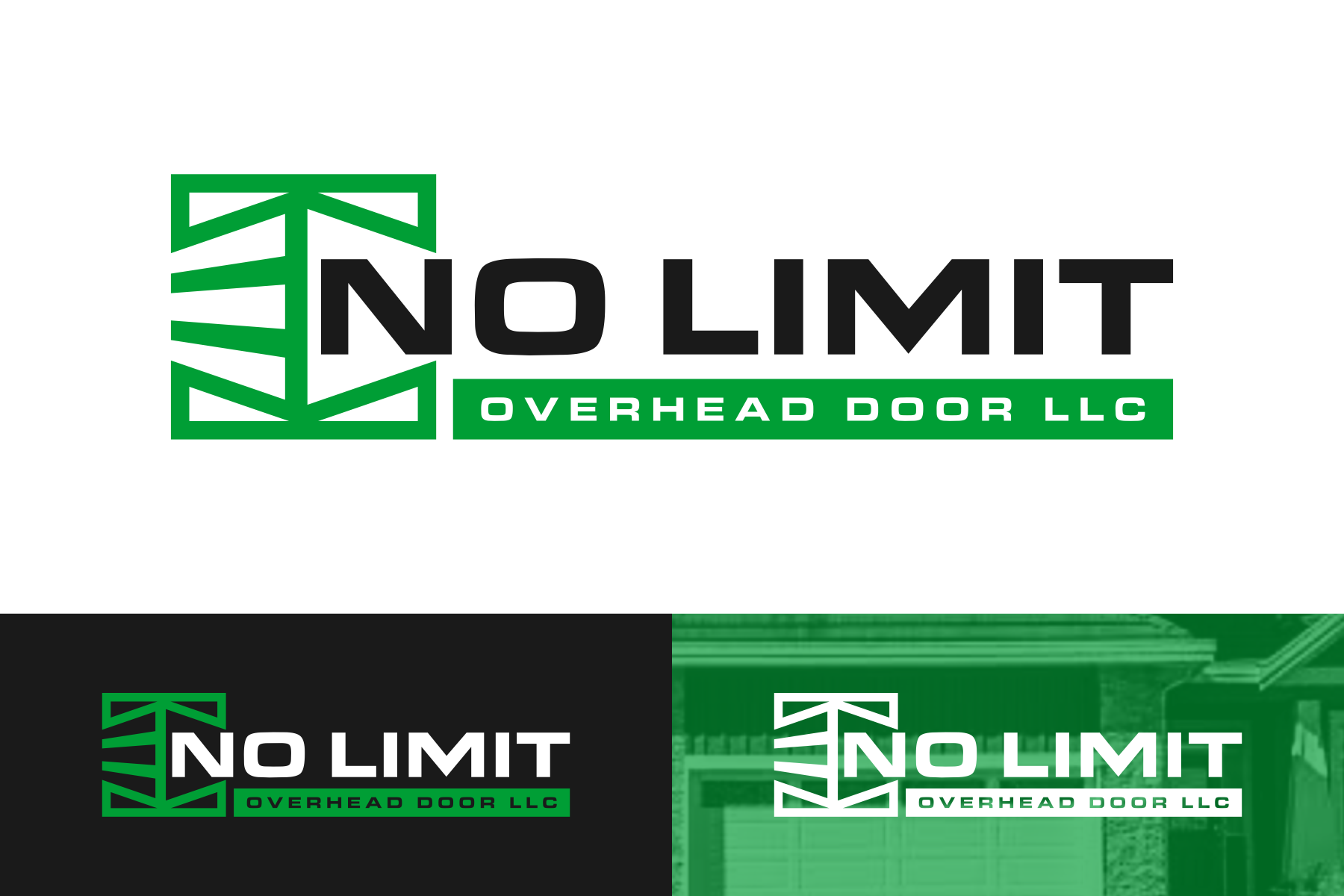Logo Design by Aezakmi for No Limit Overhead Door | Design #34113281