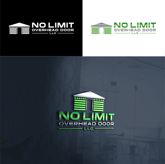 Logo Design by RA-bica for No Limit Overhead Door | Design #34112221