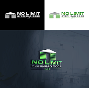 Logo Design by RA-bica for No Limit Overhead Door | Design: #34112221