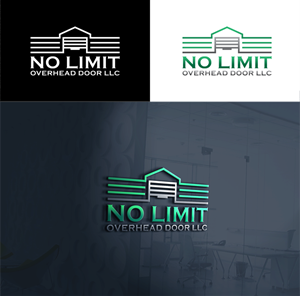 Logo Design by RA-bica for No Limit Overhead Door | Design: #34112223