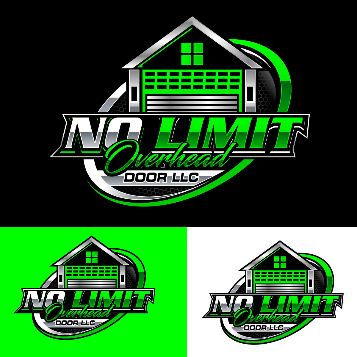 Logo Design by Suvendu.S for No Limit Overhead Door | Design #34108083