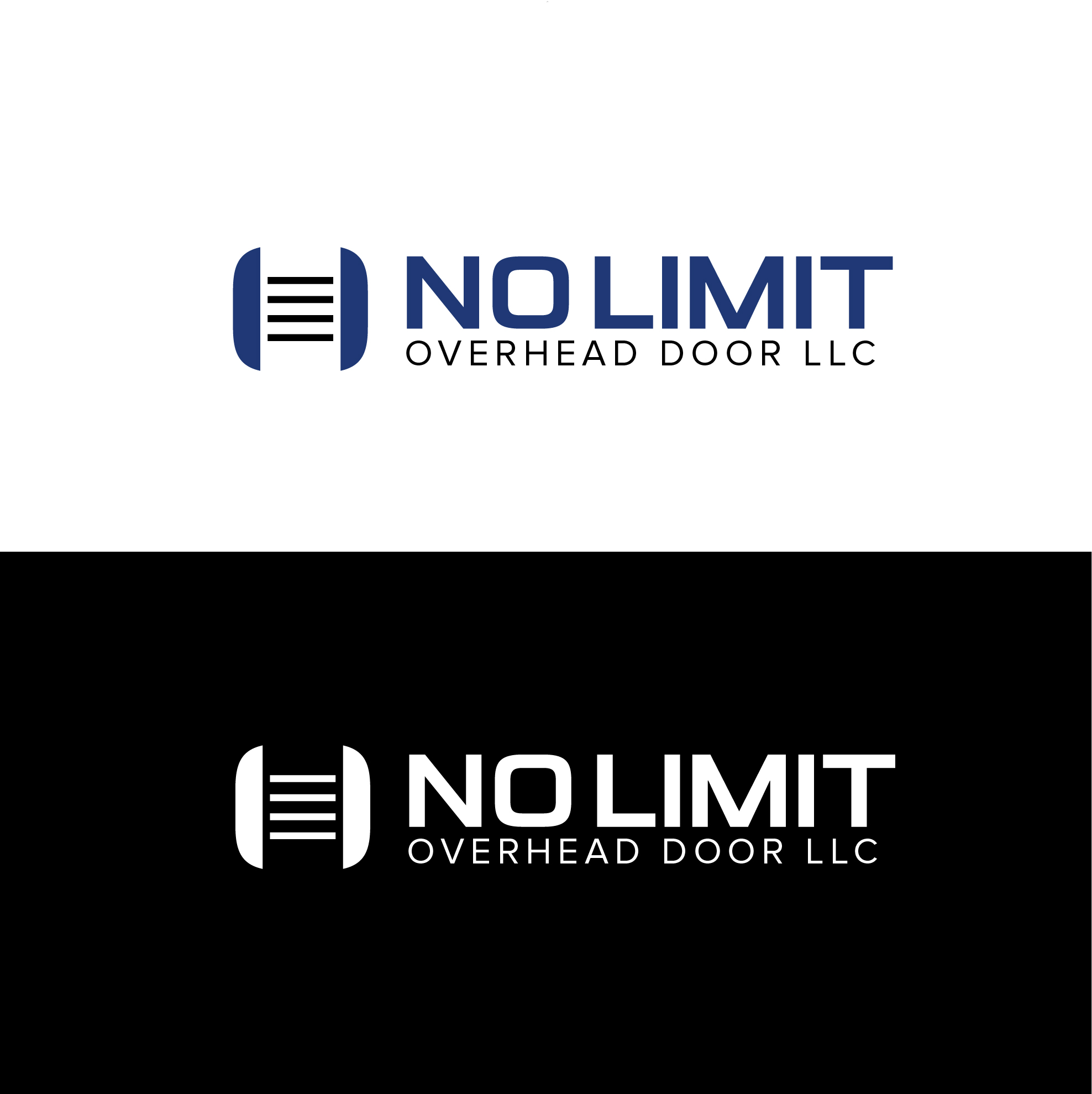 Logo Design by OCT_Design for No Limit Overhead Door | Design #34114495