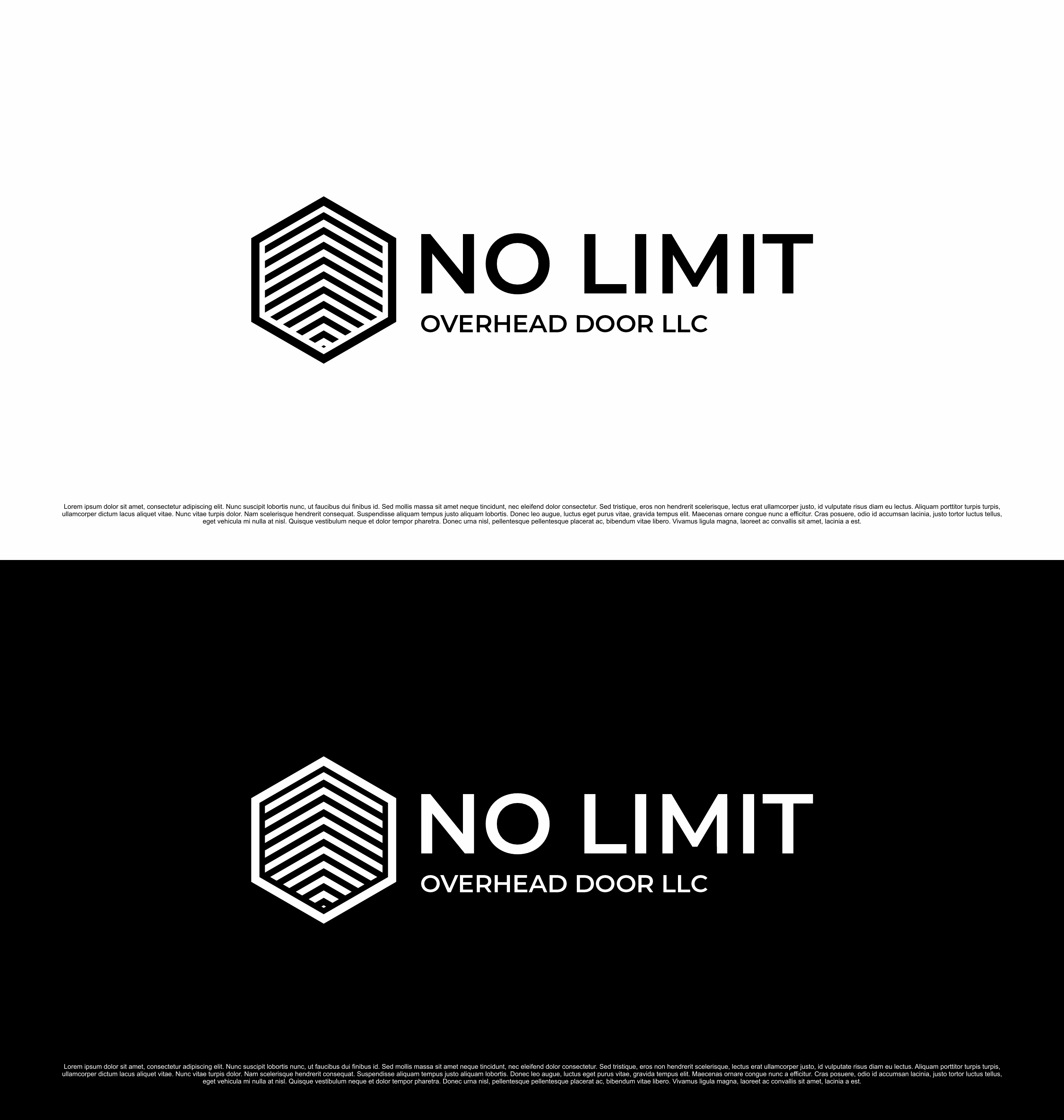 Logo Design by saesean for No Limit Overhead Door | Design #34106455