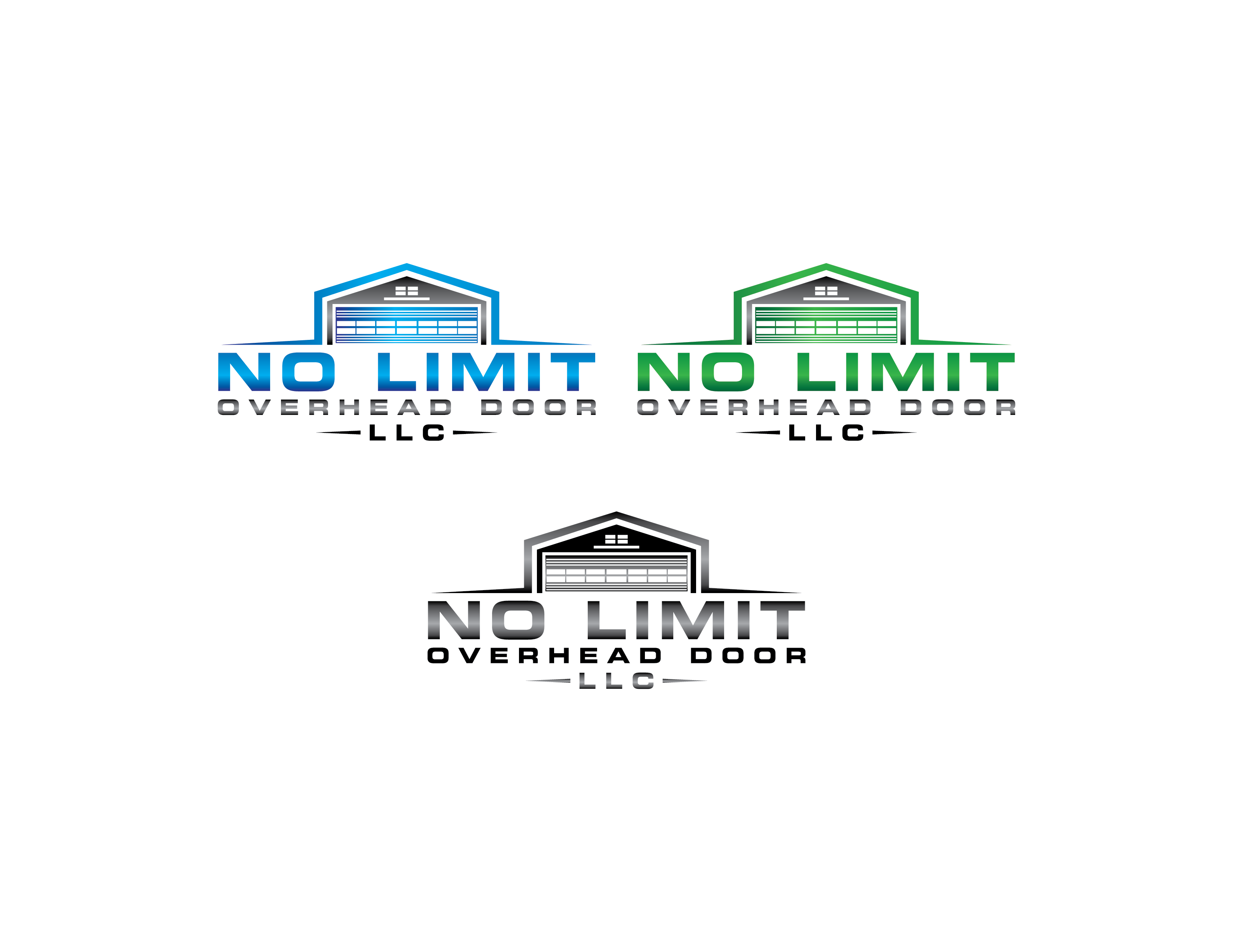 Logo Design by Berkah_Barokah for No Limit Overhead Door | Design: #34159309
