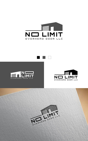 Logo Design by Dell_a.Design for No Limit Overhead Door | Design: #34103882