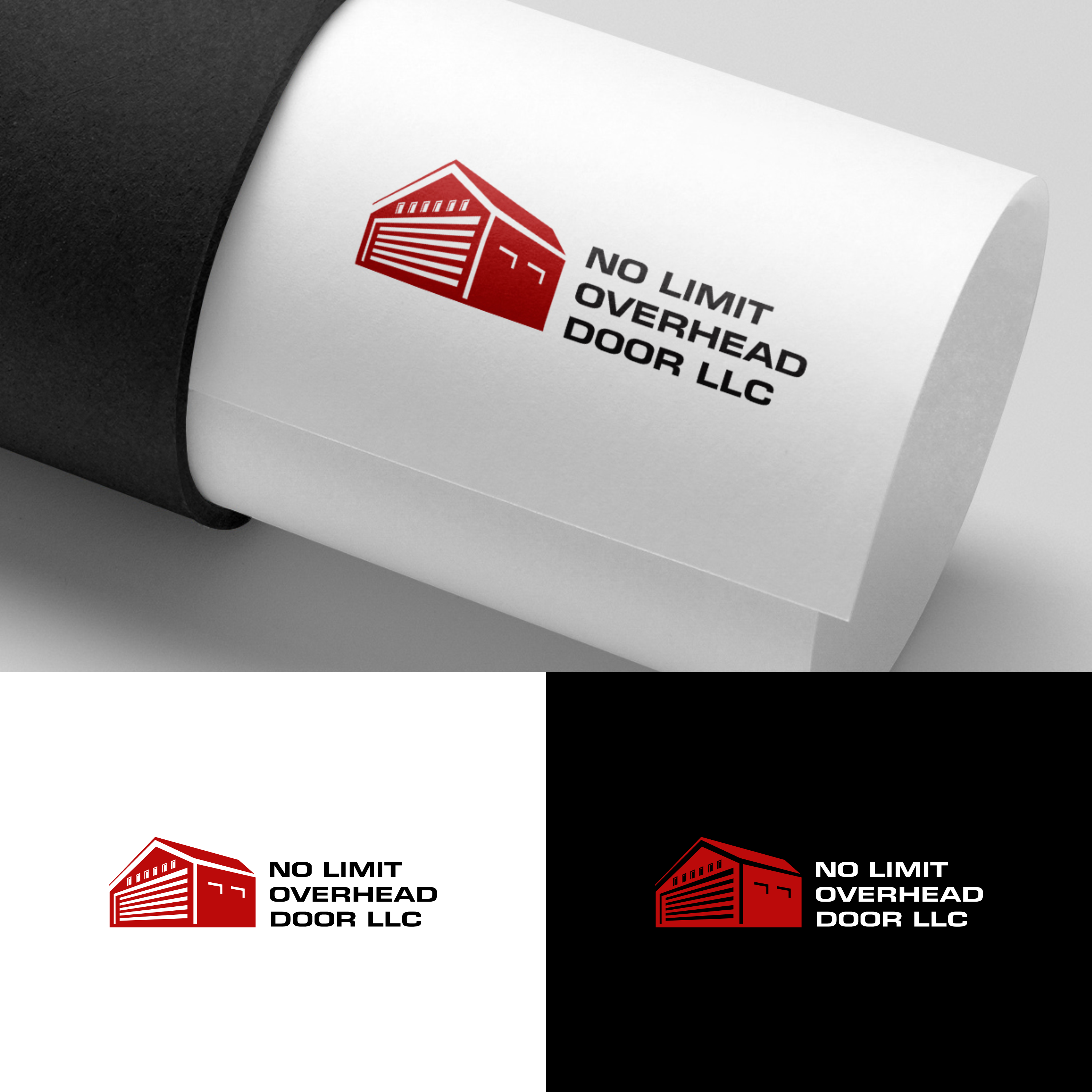 Logo Design by agewage for No Limit Overhead Door | Design #34108176