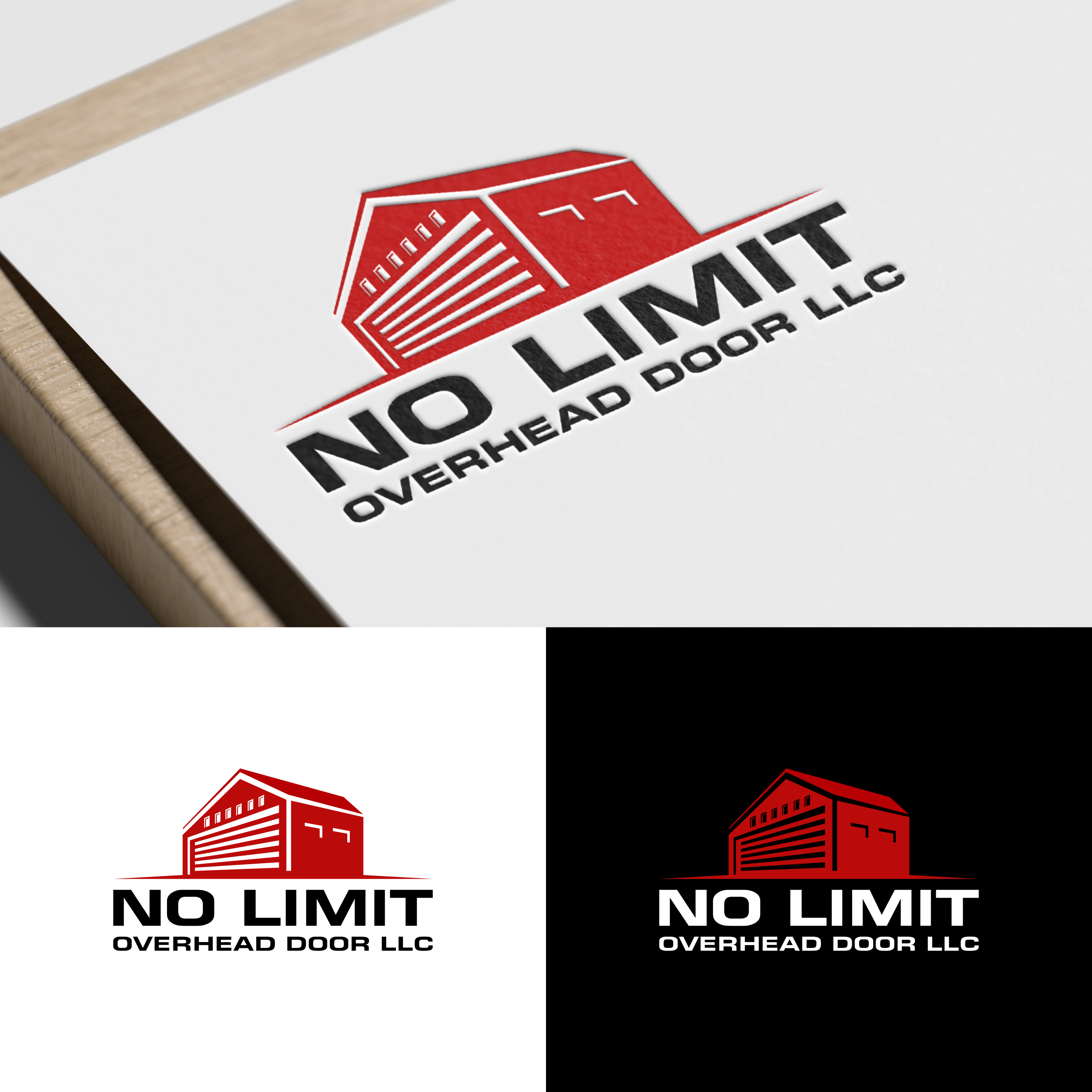 Logo Design by agewage for No Limit Overhead Door | Design #34108177