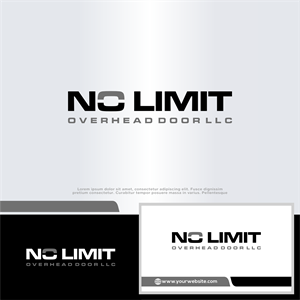 Logo Design by win it for No Limit Overhead Door | Design: #34126742