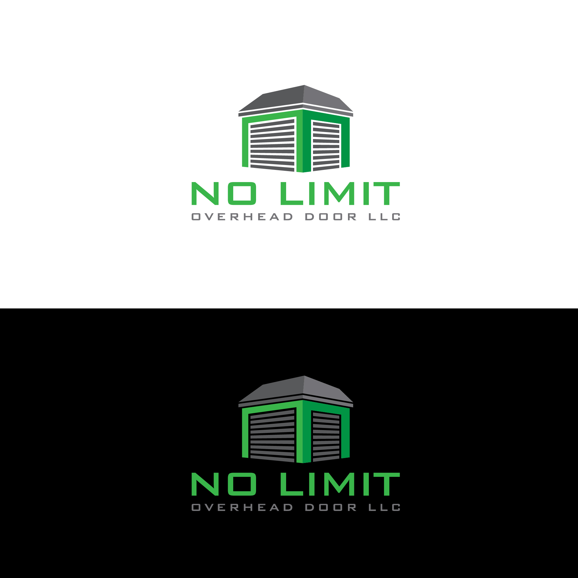 Logo-Design von Deziners Zone für No Limit Overhead Door | Design #34108166