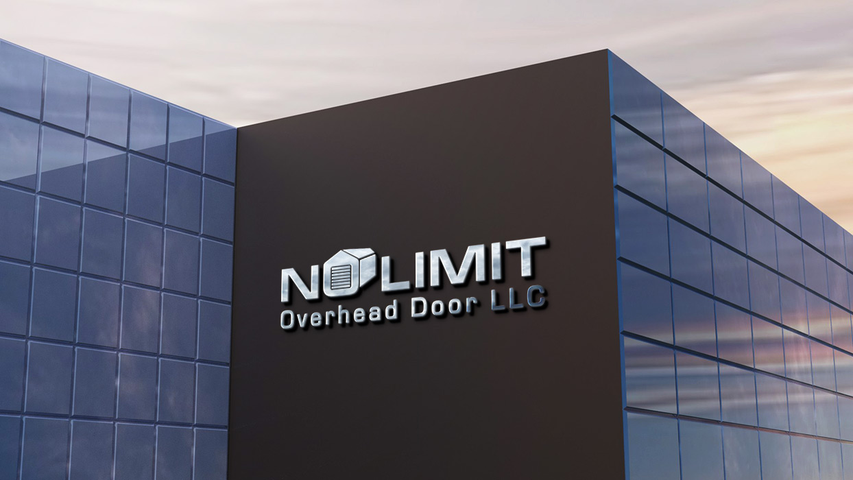 Logo Design by Deziners Zone for No Limit Overhead Door | Design #34108167