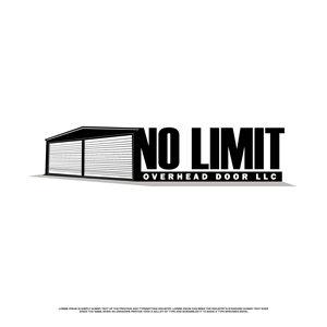 Logo Design by fly  design for No Limit Overhead Door | Design: #34107236