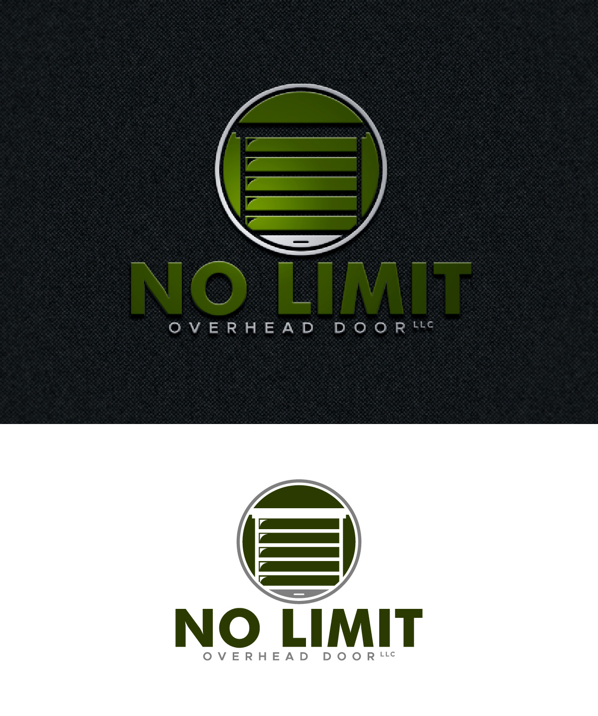 Logo Design by fly  design for No Limit Overhead Door | Design #34113849