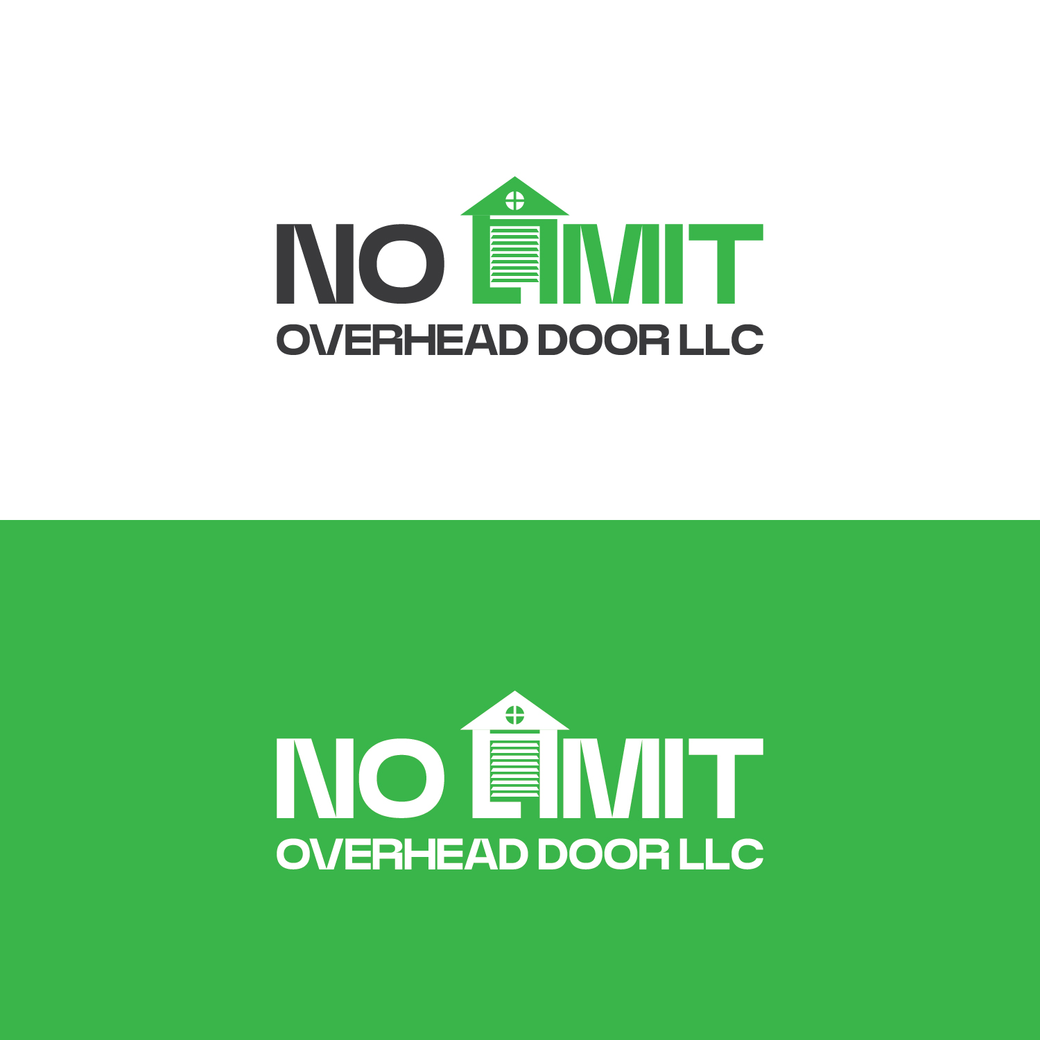 Logo Design by Maxo-Biz for No Limit Overhead Door | Design #34107501
