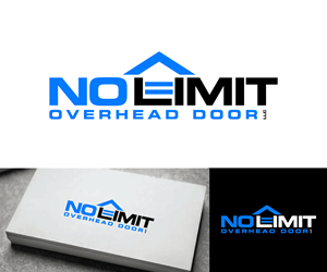 Logo Design by Ansh Design for No Limit Overhead Door | Design: #34108552