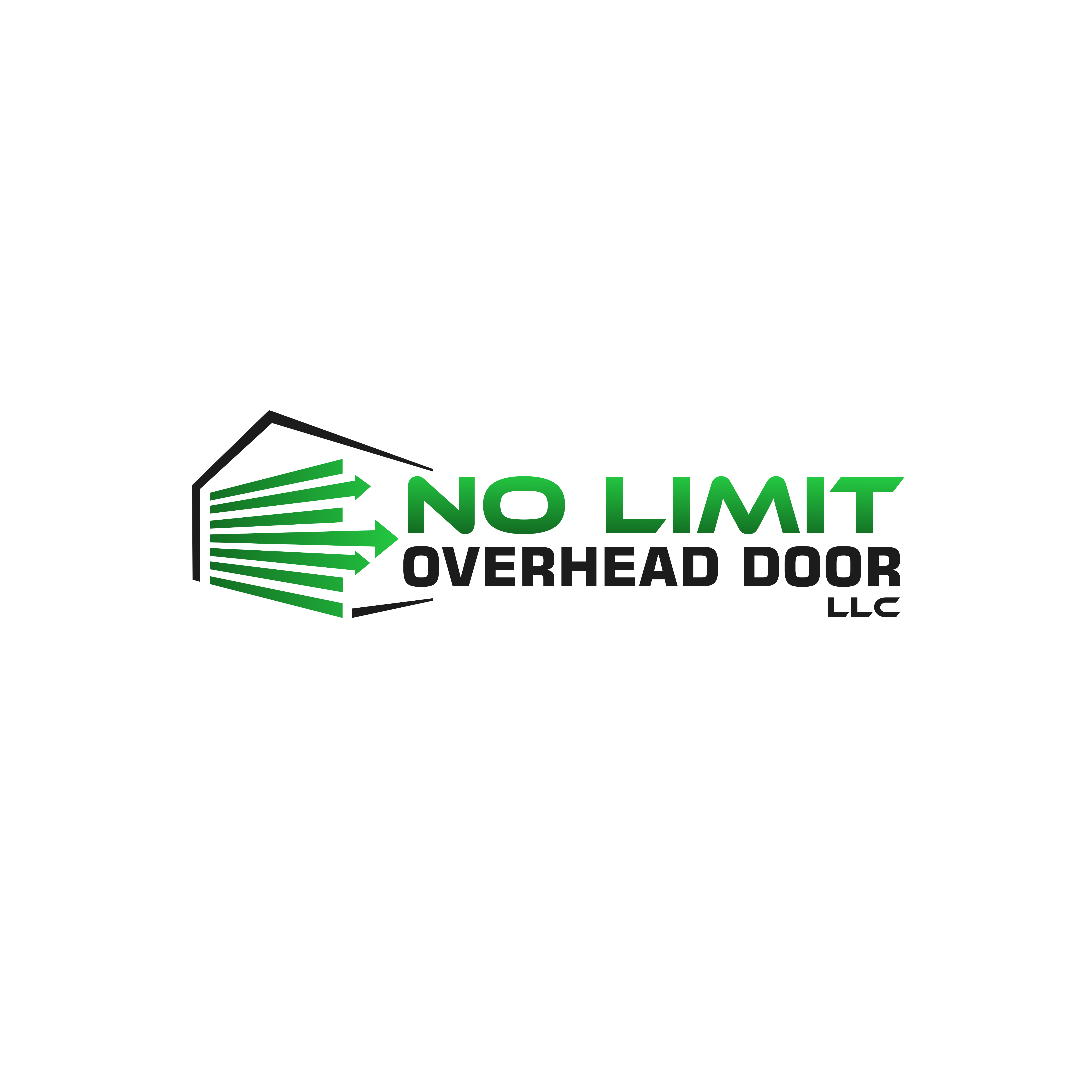 Logo Design by Reza Refianto for No Limit Overhead Door | Design #34106718