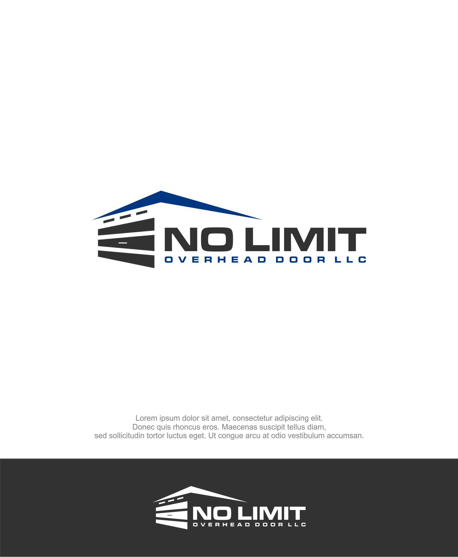 Logo-Design von M.Syaiful Huda für No Limit Overhead Door | Design #34103662