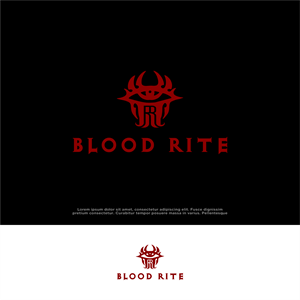 Logo Development For A Table Top RPG Called Blood Rite