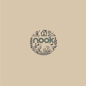 Logo Redesign for 'Nook' - A Niche Nursery Brand with a Focus on Comfort and Playfulness