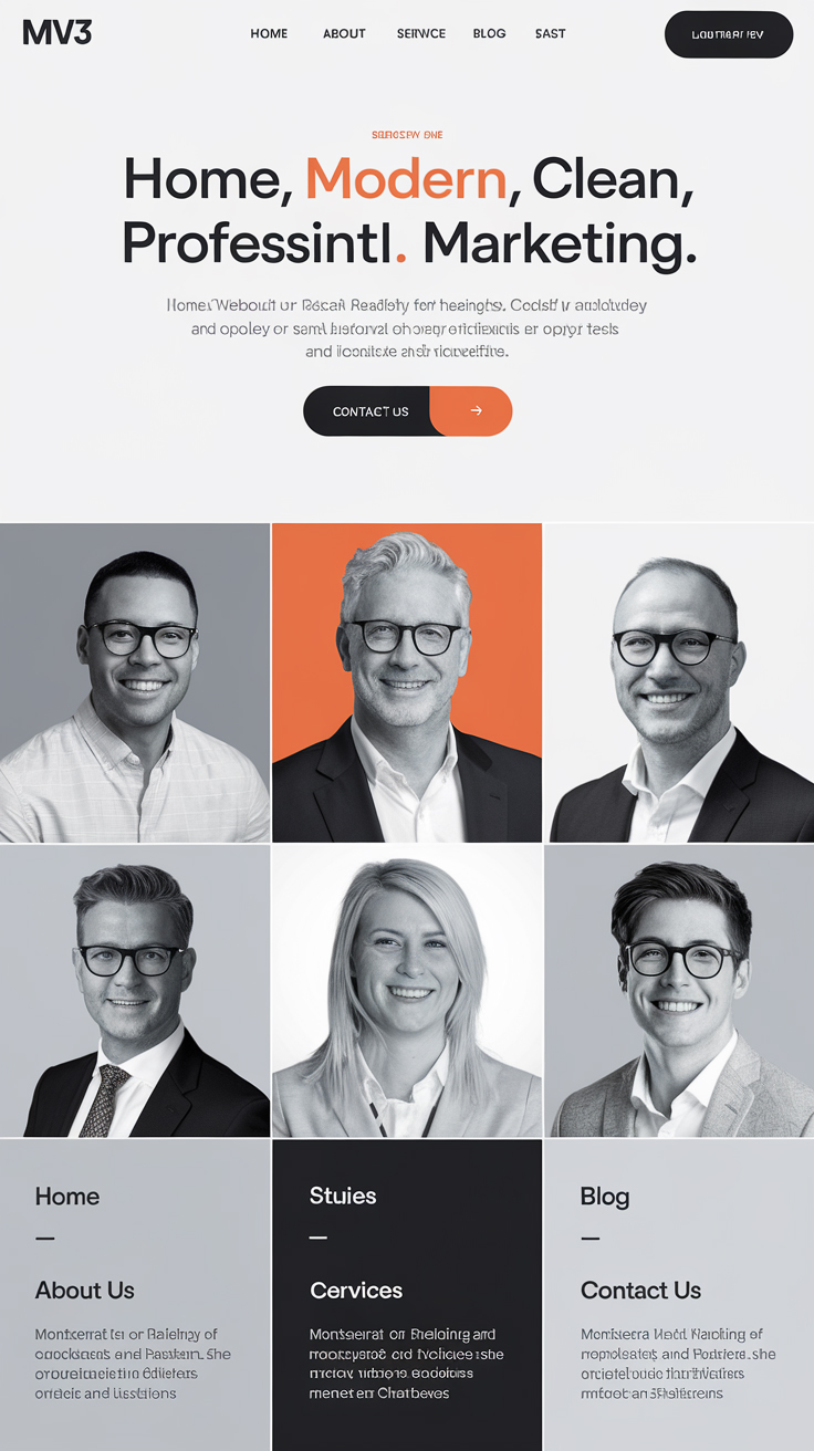Web-Design von riya08 für MV3 Marketing | Design #34117956