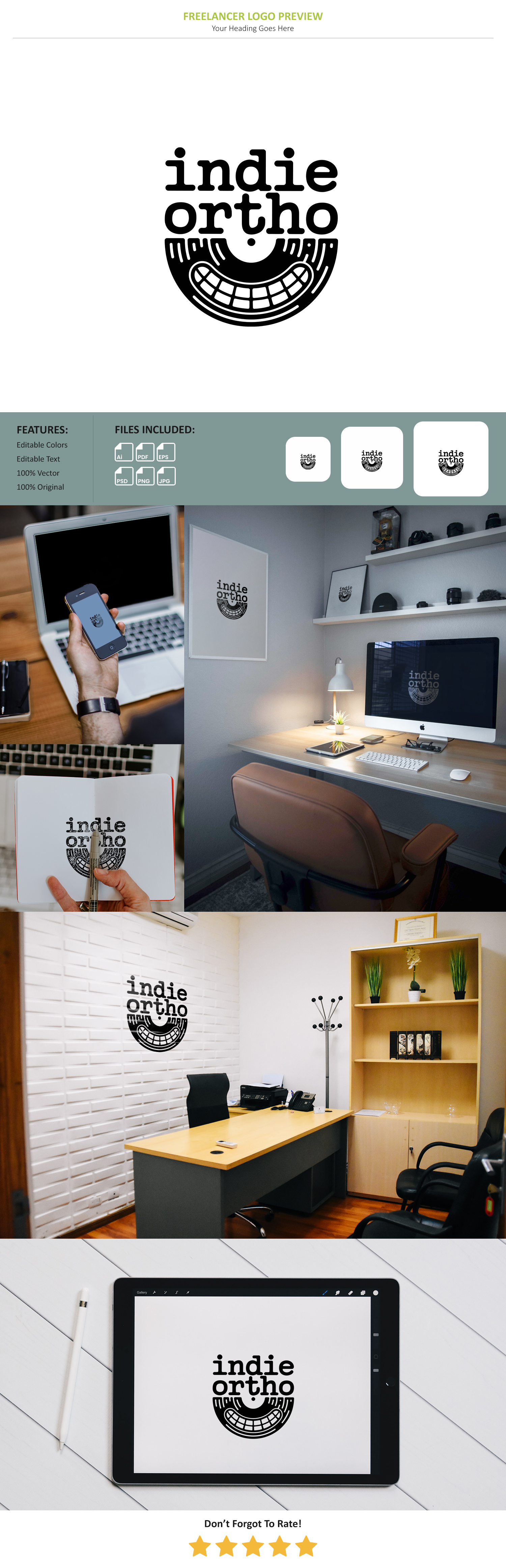 Logo Design by VectorForge for Indie Orthodontics | Design #34115971