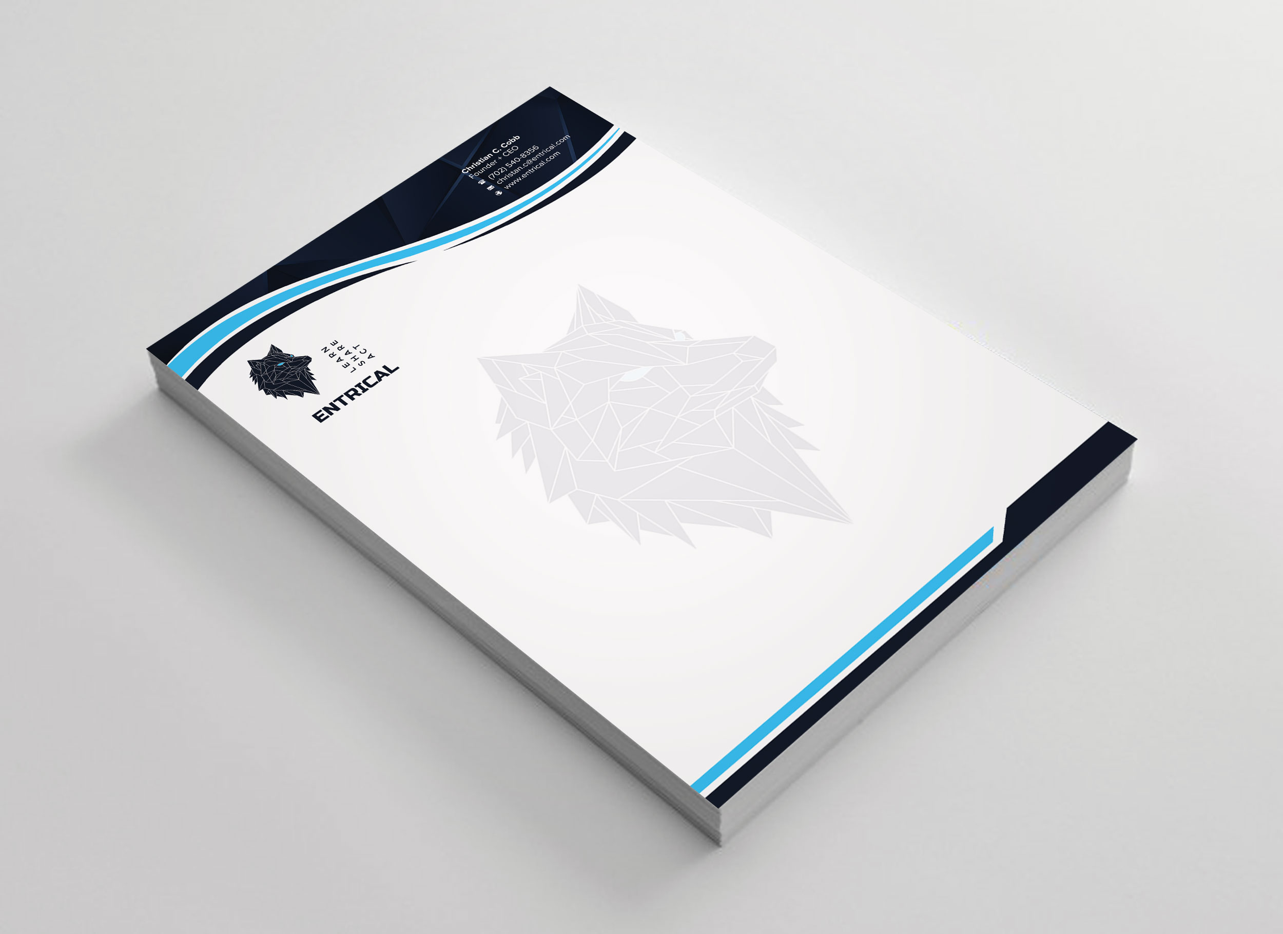 Stationery Design by sadikul islam for Entrical, LLC | Design #34120967