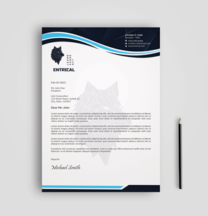 Stationery Design by sadikul islam for Entrical, LLC | Design: #34120968
