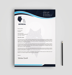 Stationery Design by sadikul islam for Entrical, LLC | Design: #34120973