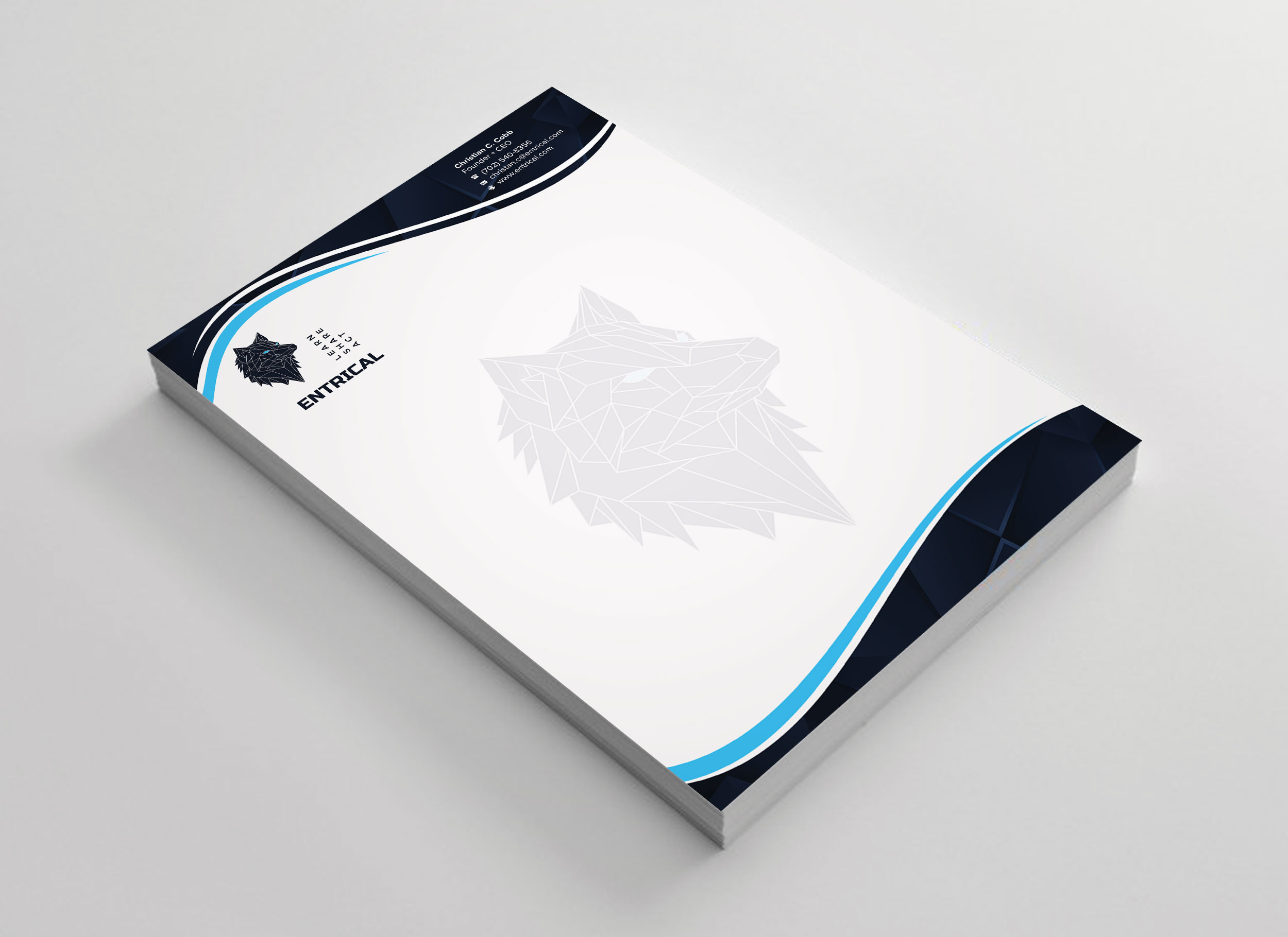 Stationery Design by sadikul islam for Entrical, LLC | Design #34121059