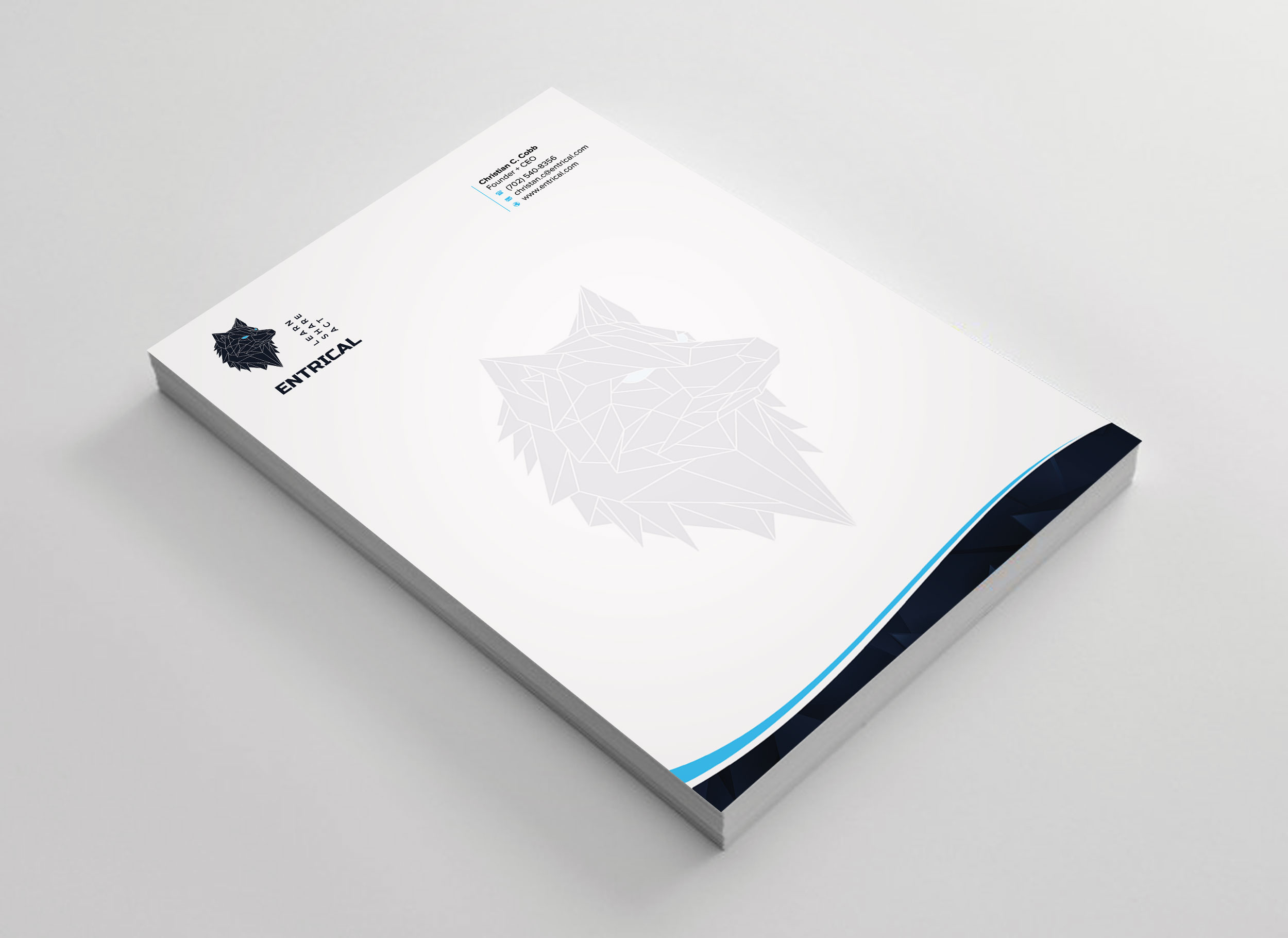 Stationery Design by sadikul islam for Entrical, LLC | Design #34121060