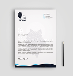 Stationery Design by sadikul islam for Entrical, LLC | Design: #34121062