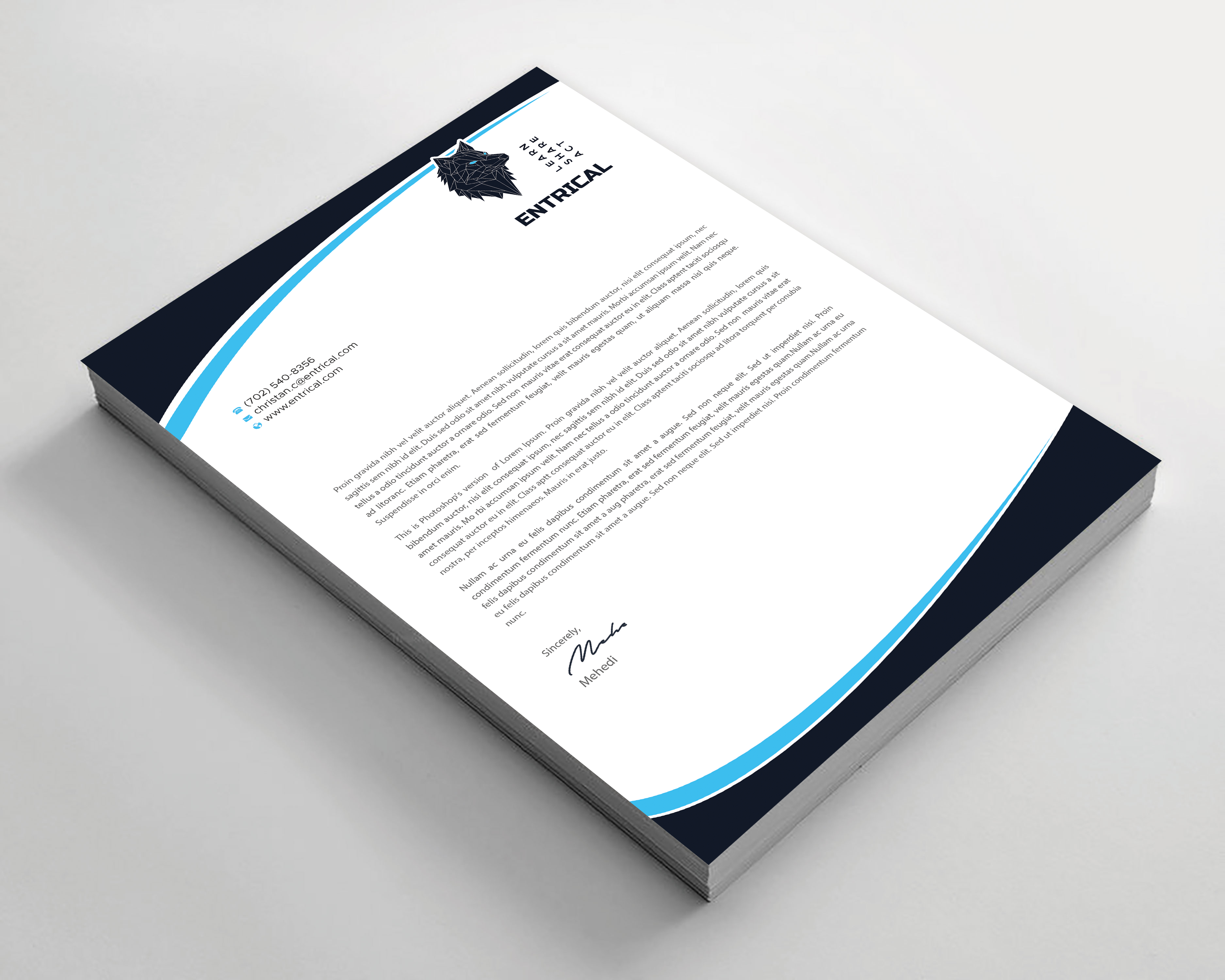 Design de Papeterie par Expert Bappy pour Entrical, LLC | Design #34117072