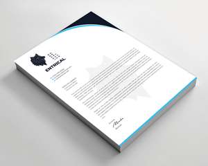 Stationery Design by Expert Bappy for Entrical, LLC | Design: #34117073