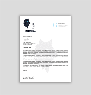 Stationery Design by Expert Bappy for Entrical, LLC | Design: #34121010