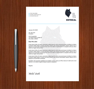 Stationery Design by Expert Bappy for Entrical, LLC | Design: #34121201