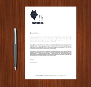 Stationery Design by Expert Bappy for Entrical, LLC | Design: #34121210