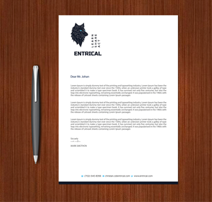 Stationery Design by Expert Bappy for Entrical, LLC | Design: #34121211