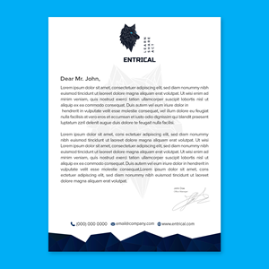 Stationery Design by WellDesign for Entrical, LLC | Design: #34117069