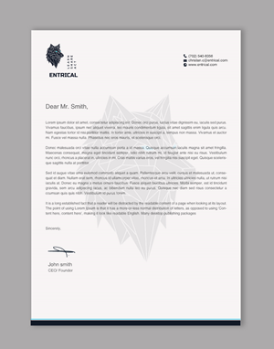 Stationery Design by chandrayaan.creative for Entrical, LLC | Design: #34124087